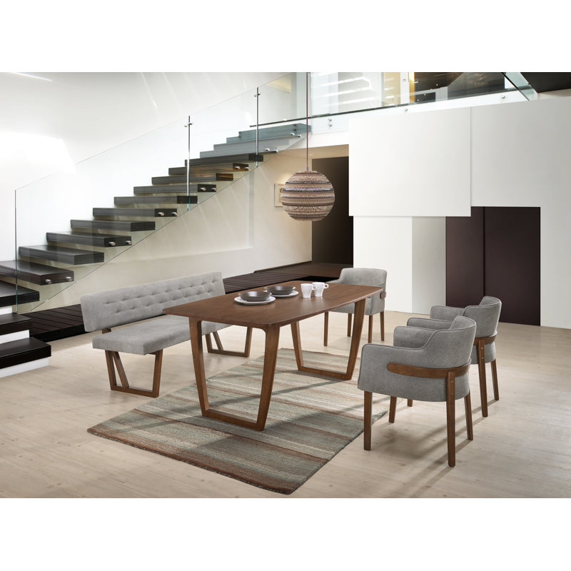 Mercury Row® Mukai 6 - Piece Solid Wood Top Sled Dining Set &amp; Reviews ...